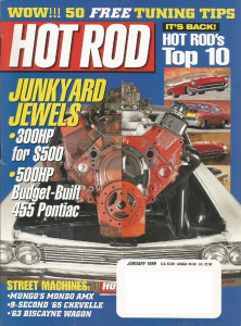 HOT ROD 1999 JAN - 455 PONCHO, AMX, WILD DRAG RIDE